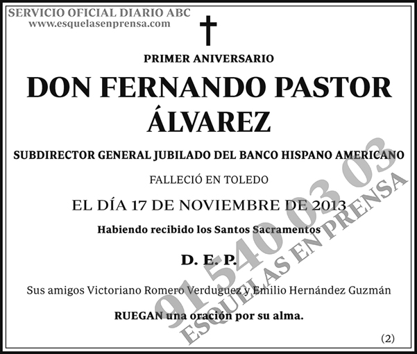 Fernando Pastor Álvarez